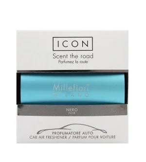 Millefiori Icon Classic Nero fragrância para carro azul-claro