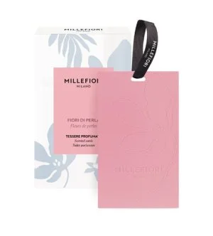 Millefiori Fiori di Perla cartão perfumado 3 un.