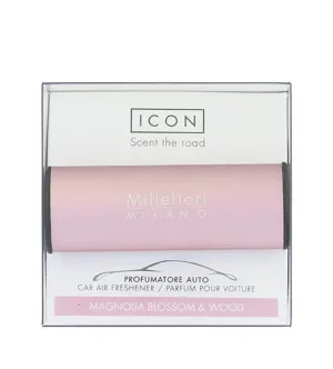 Millefiori Icon Classic Magnolia Blossom & Wood ambientador para carro rosa