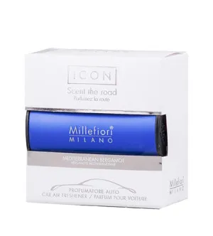 Millefiori Icon Classic Mediterranean Bergamot fragrância para carro
