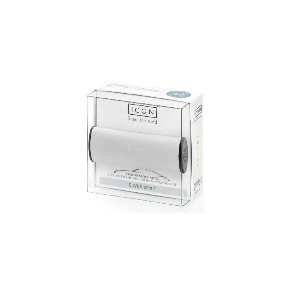 Icon Classic Silver Spirit fragrância para carro     prateado Millefiori Icon Classic Silver Spirit vůně do auta stříbrná