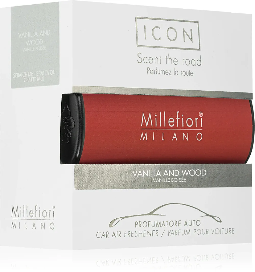 Icon Classic Vanilla and Wood fragrância para carro Millefiori Icon Classic Vanilla and Wood vůně do auta