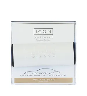 Millefiori Icon Urban Vanilla & Wood fragrância para carro