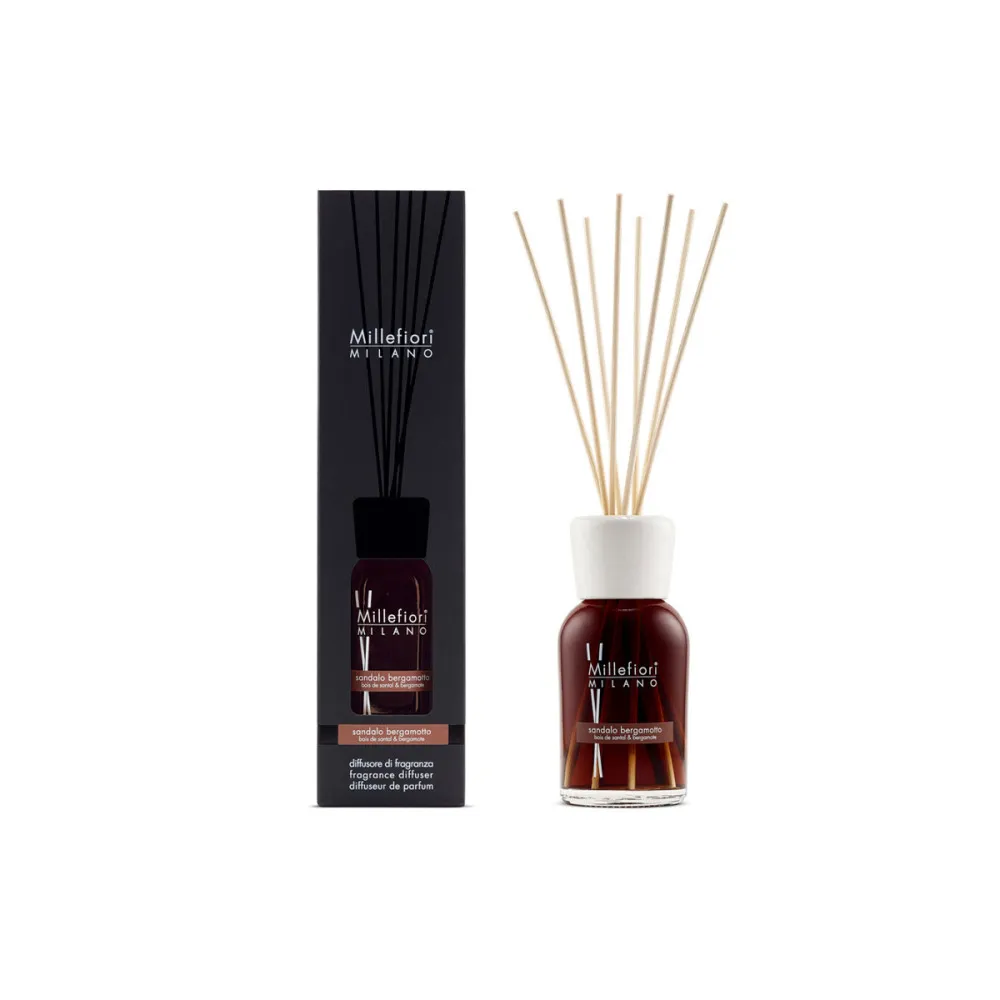 Difusor de fragrância Millefiori Sandalo Bergamotto 250 ml