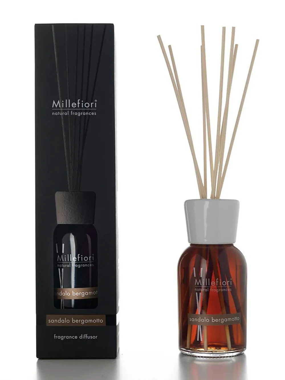 Difusor de fragrância Millefiori Sandalo Bergamotto 250 ml
