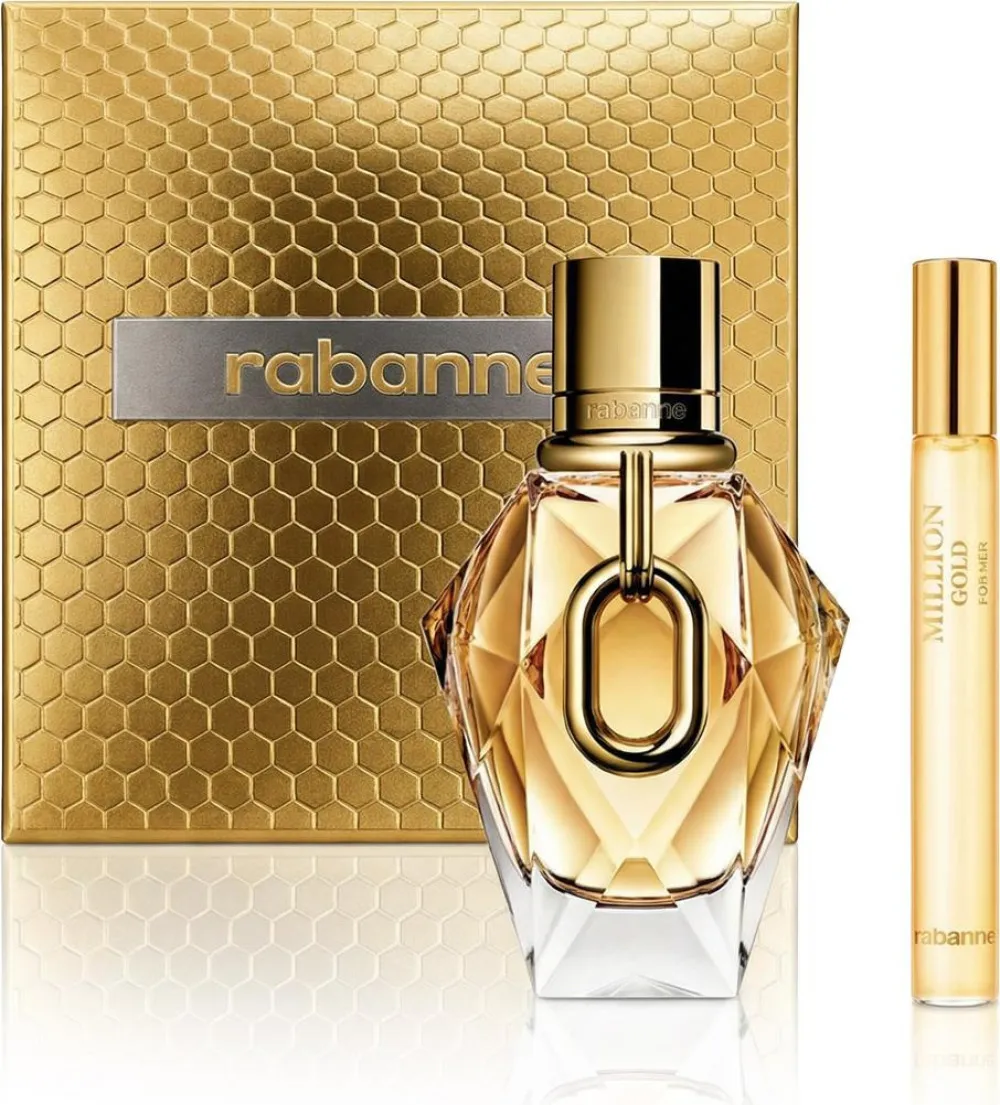 Million Gold For Her 90 ml + EDP água de perfume para mulheres 20 ml