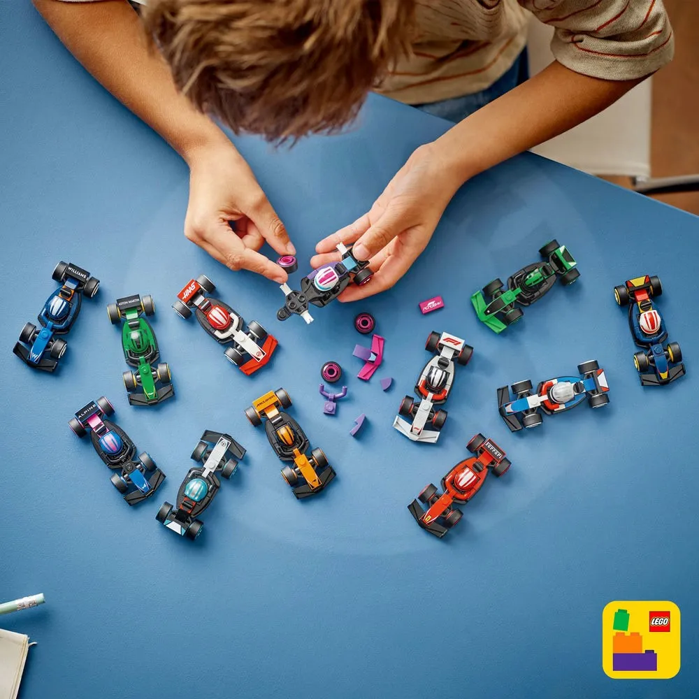 Minifiguras 71049 Carros de Corrida de F1® Colecionáveis