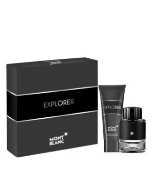 Montblanc Explorer conjunto de oferta 60 ml + gel de banho água de perfume para homem