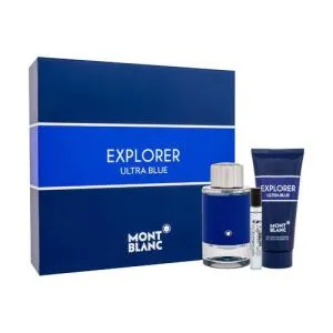 Montblanc Explorer Ultra Blue EDP 100 ml + EDP MINI 7,5 ml + SG para corpo e cabelo 100 ml M