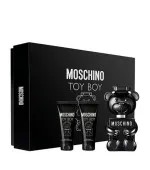 Conjunto presente Moschino Toy Boy para homens água perfumada 50 ml + gel de banho 50 ml + bálsamo pós-barba 50 ml 50 ml + sprchový gel 50 ml + balzám po holení 50 ml