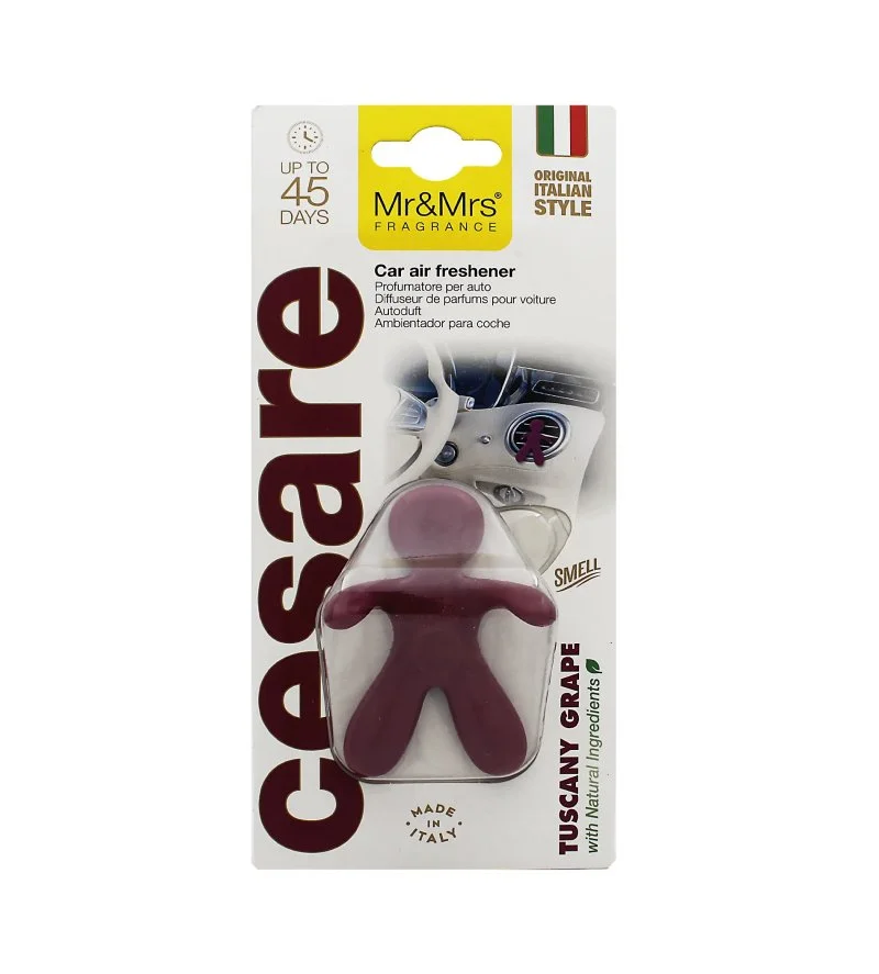 Cesare Tuscany Grape ambientador para carro roxo
