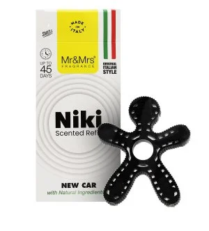 Mr&Mrs Fragrance Niki New Car recarga de fragrância para carro