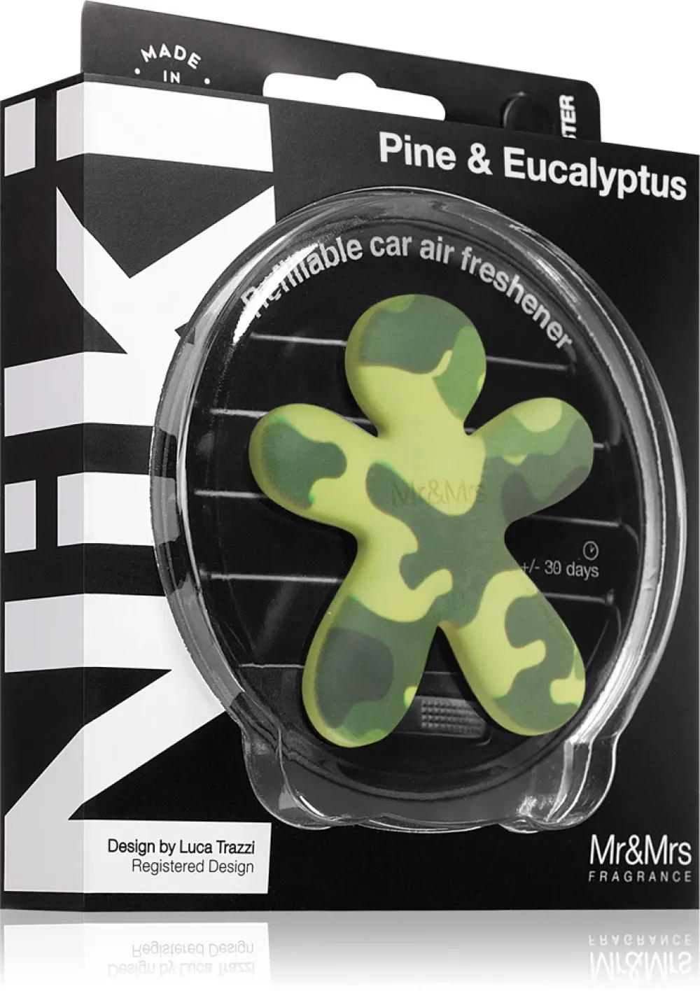 Niki Pine & Eucalyptus Aromatizador para carro Mr&Mrs Fragrance Niki Pine & Eucalyptus Vůně do auta
