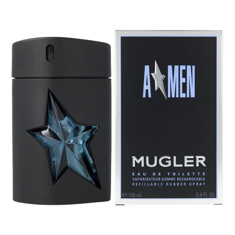 A*Men Rubber Flask eau de toilette recarregável para homens 100 ml