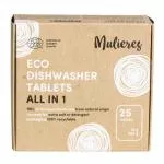Mulieres Pastilhas de lavar loiça - tudo em um BIO (25 pcs) - com certificação ecocert