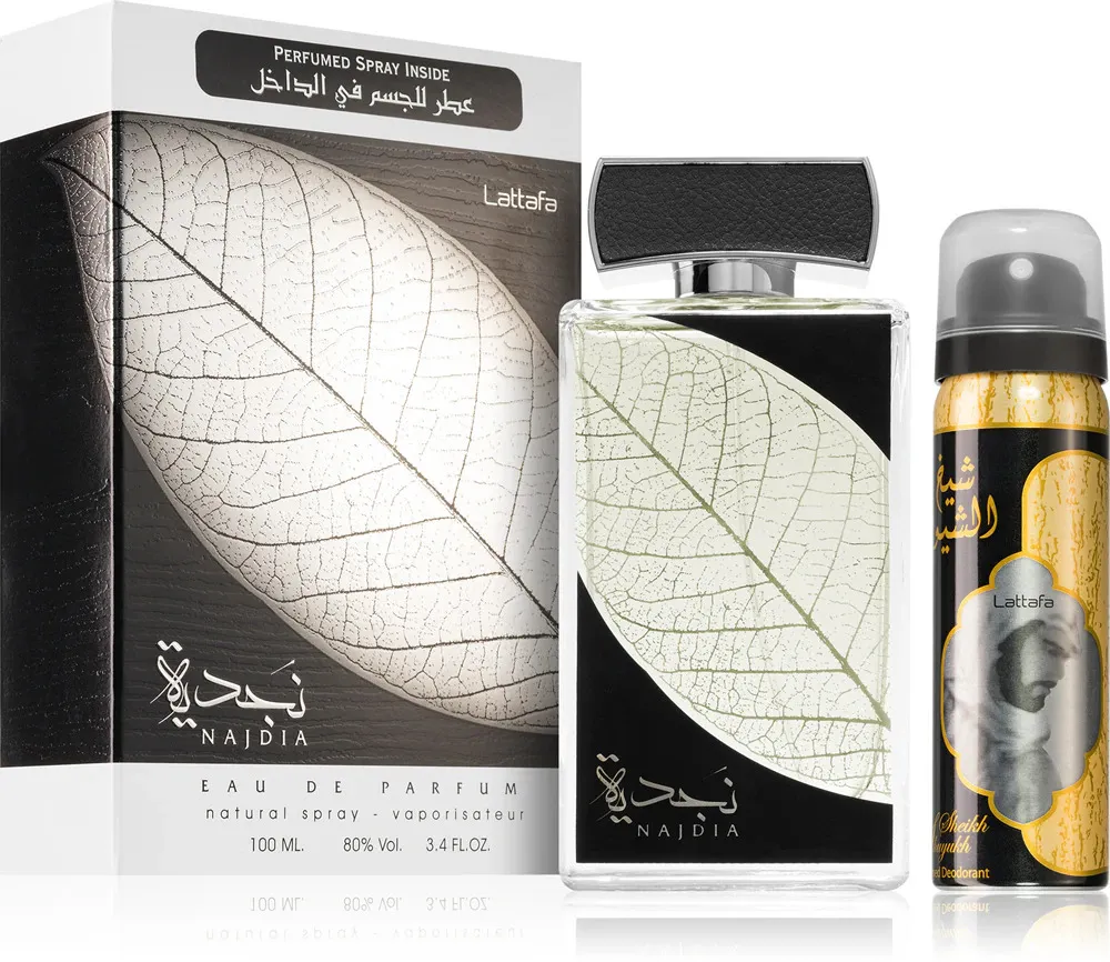 Najdia EDP 100 ml + DEO em spray (fragrância aleatória do fabricante) 50 ml UNISEX 1 ks