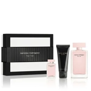 Narciso Rodriguez For Her 100 ml + EDP MINI 10 ml + BL Eau de Parfum para mulheres
