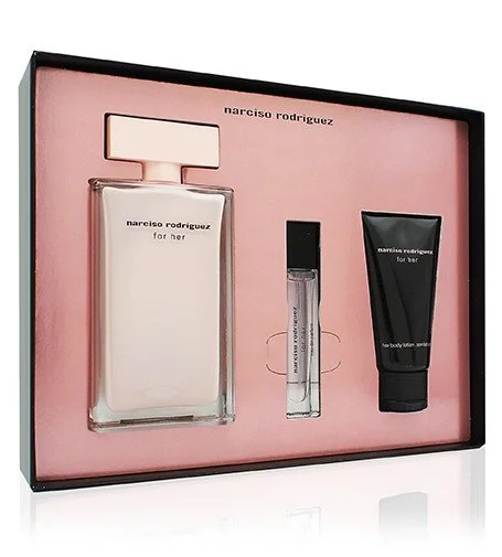 For Her 2024 conjunto de presente 100 ml + leite corporal 50 ml + eau de parfum eau de parfum para mulheres