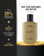 Signature Gold aqua perfume unissex 100 ml