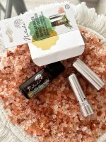 Natasha Kit de aromaterapia com inalador - Inspiração e concentração - alecrim e limão estimulantes