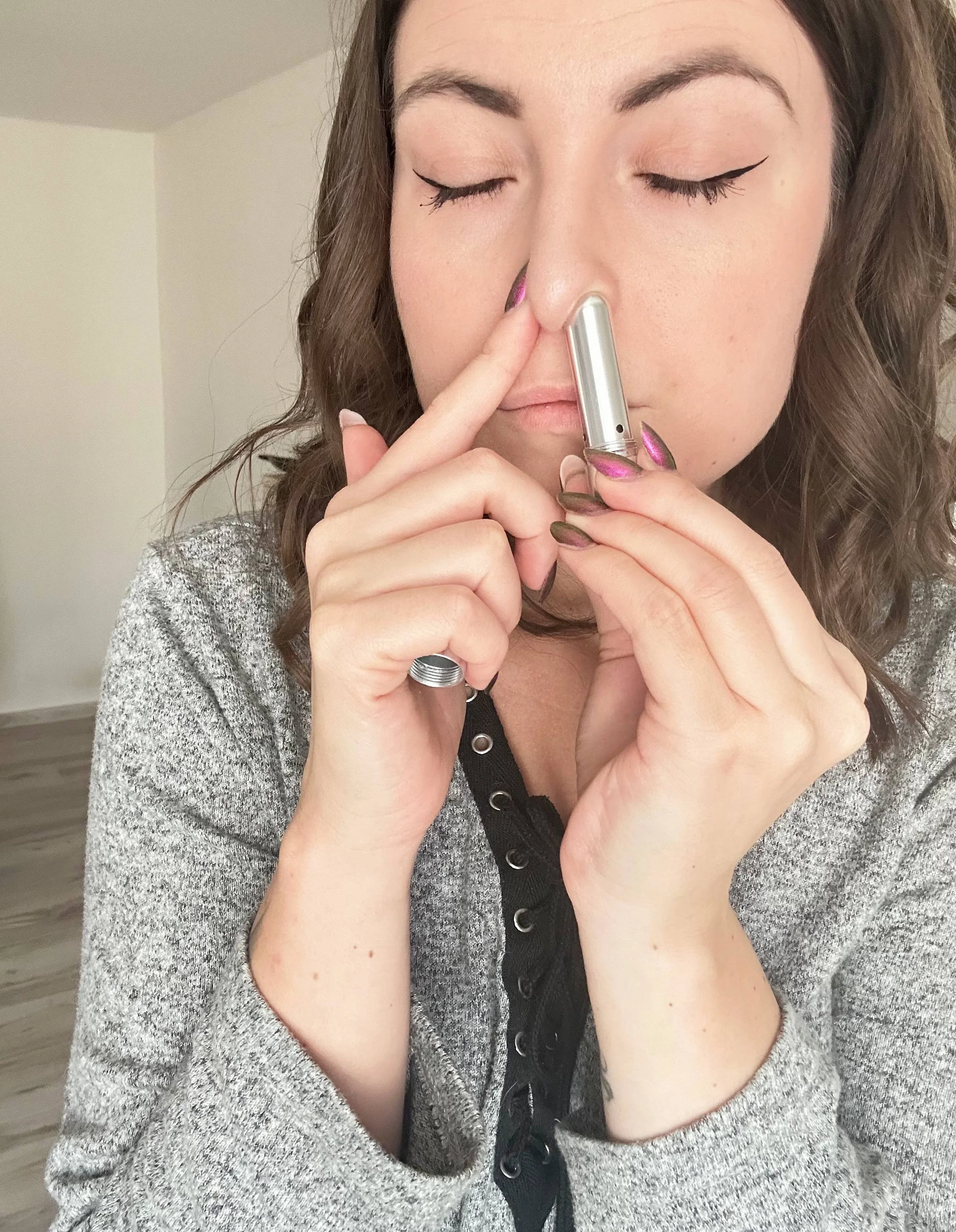 Natasha Kit de aromaterapia com inalador - Respiro livremente - ajuda para o nariz entupido