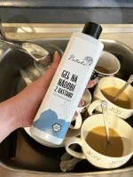 Natasha Gel lava-loiça de castanha-da-índia Erva-príncipe 3 l – combate a gordura, suave para a pele