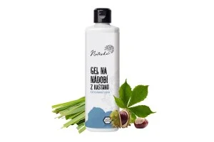Natasha Gel para lavar louça de castanhas Capim-limão 500 ml - combate a gordura e é suave para a pele