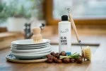 Natasha Gel para lavar louça de castanhas Capim-limão 500 ml - combate a gordura e é suave para a pele
