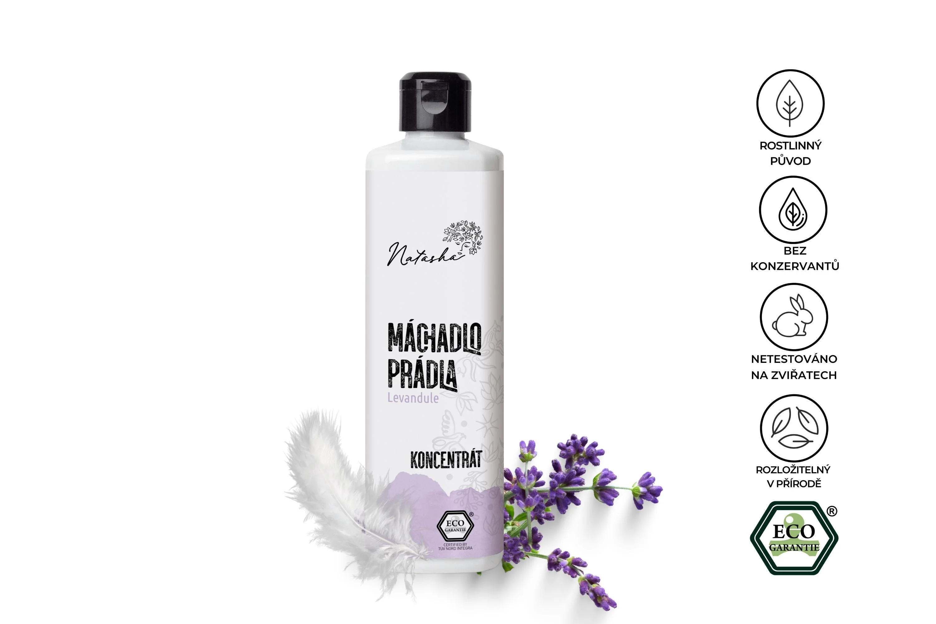 Natasha Enxaguante para roupa Lavanda - concentrado 3 l - protege a roupa e a sua pele
