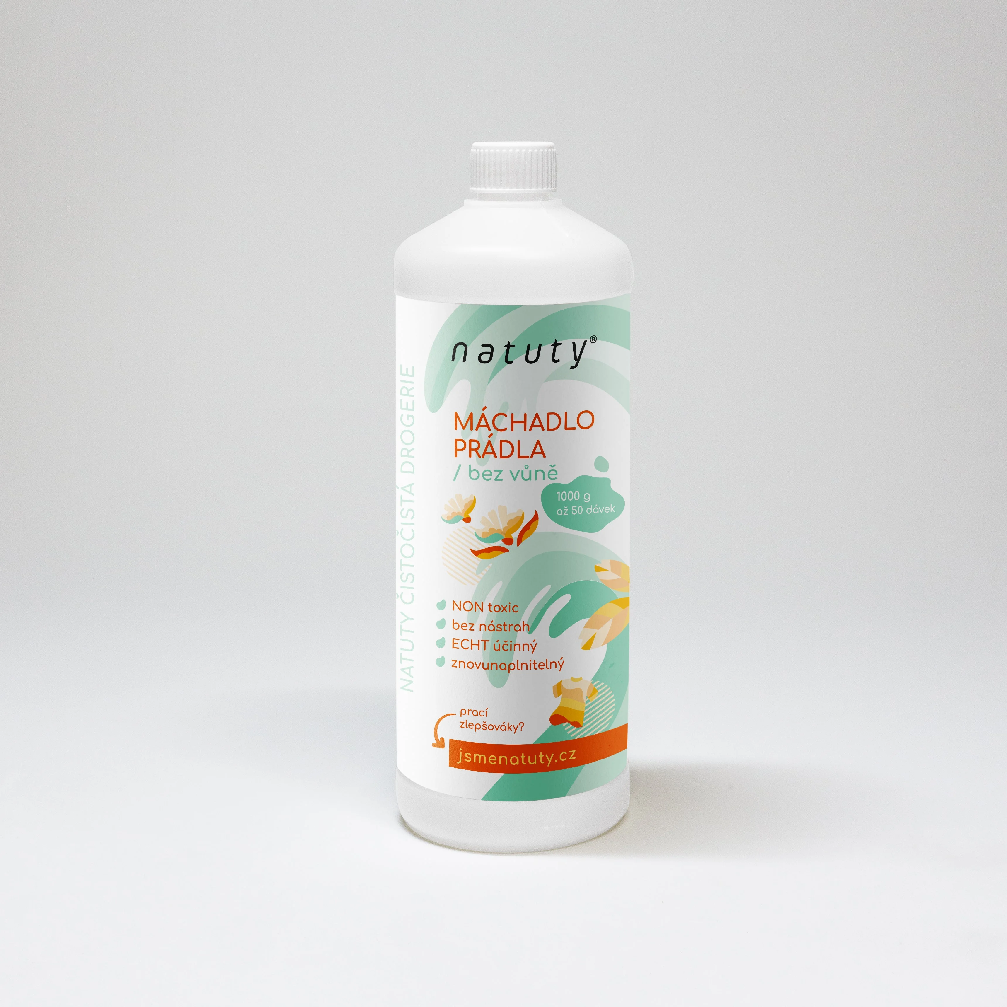 Natuty Aditivo de enxaguamento para roupa sem perfume 1 l