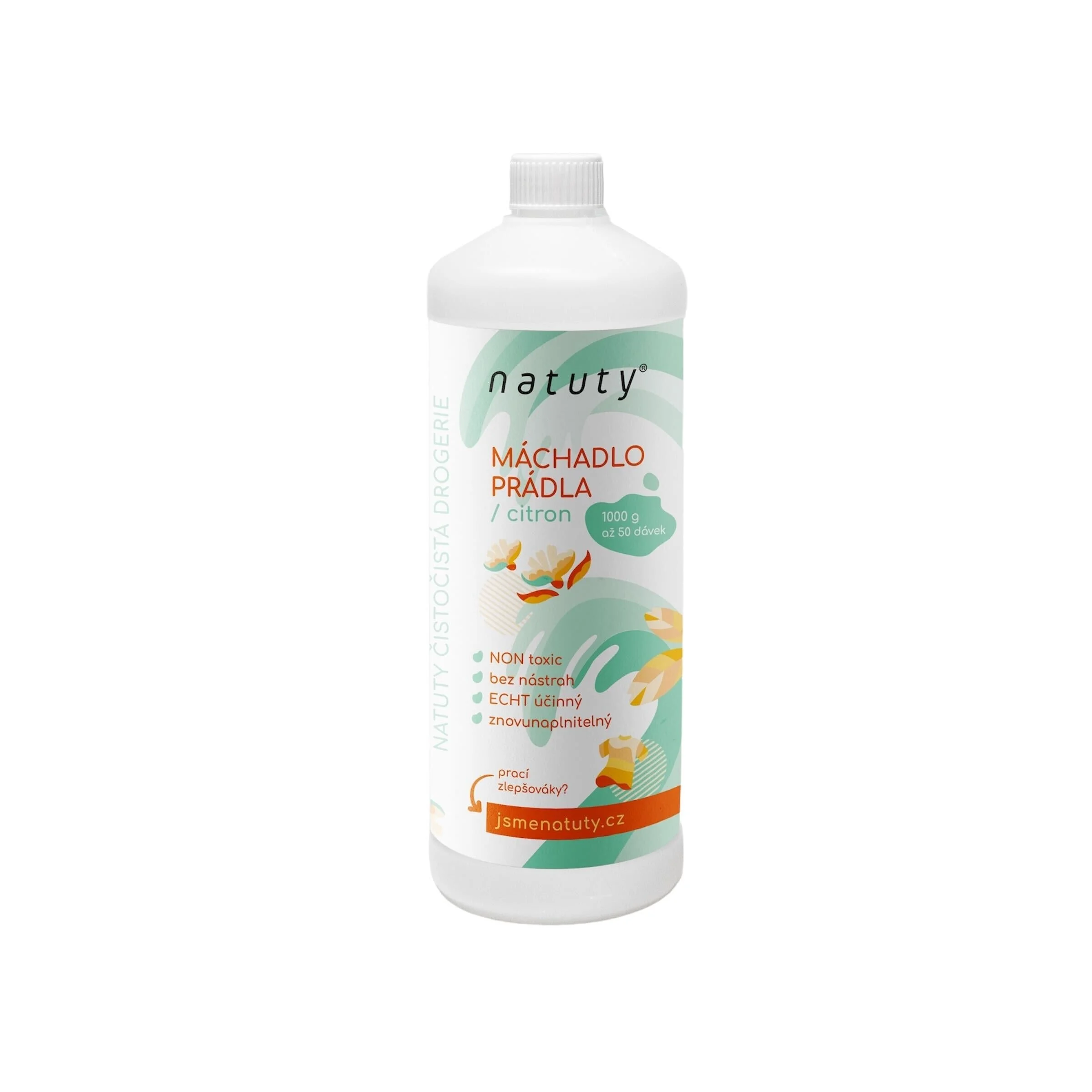 Natuty Aditivo de enxaguamento para roupa com aroma de limão 1 l
