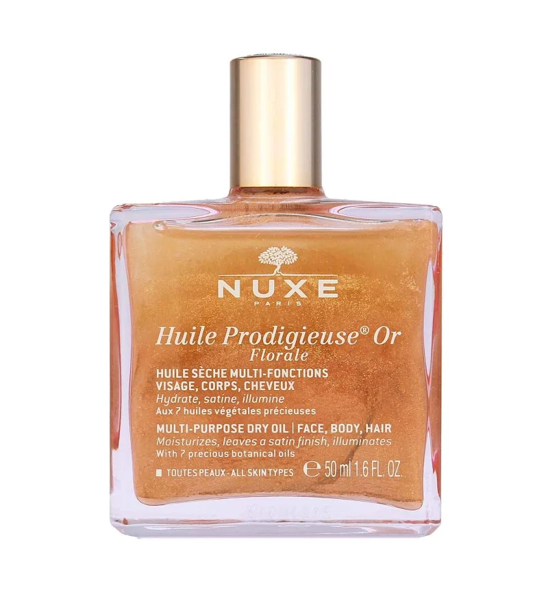 Huile Prodigieuse Or Florale óleo seco multifuncional para rosto, corpo e cabelo 50 ml
