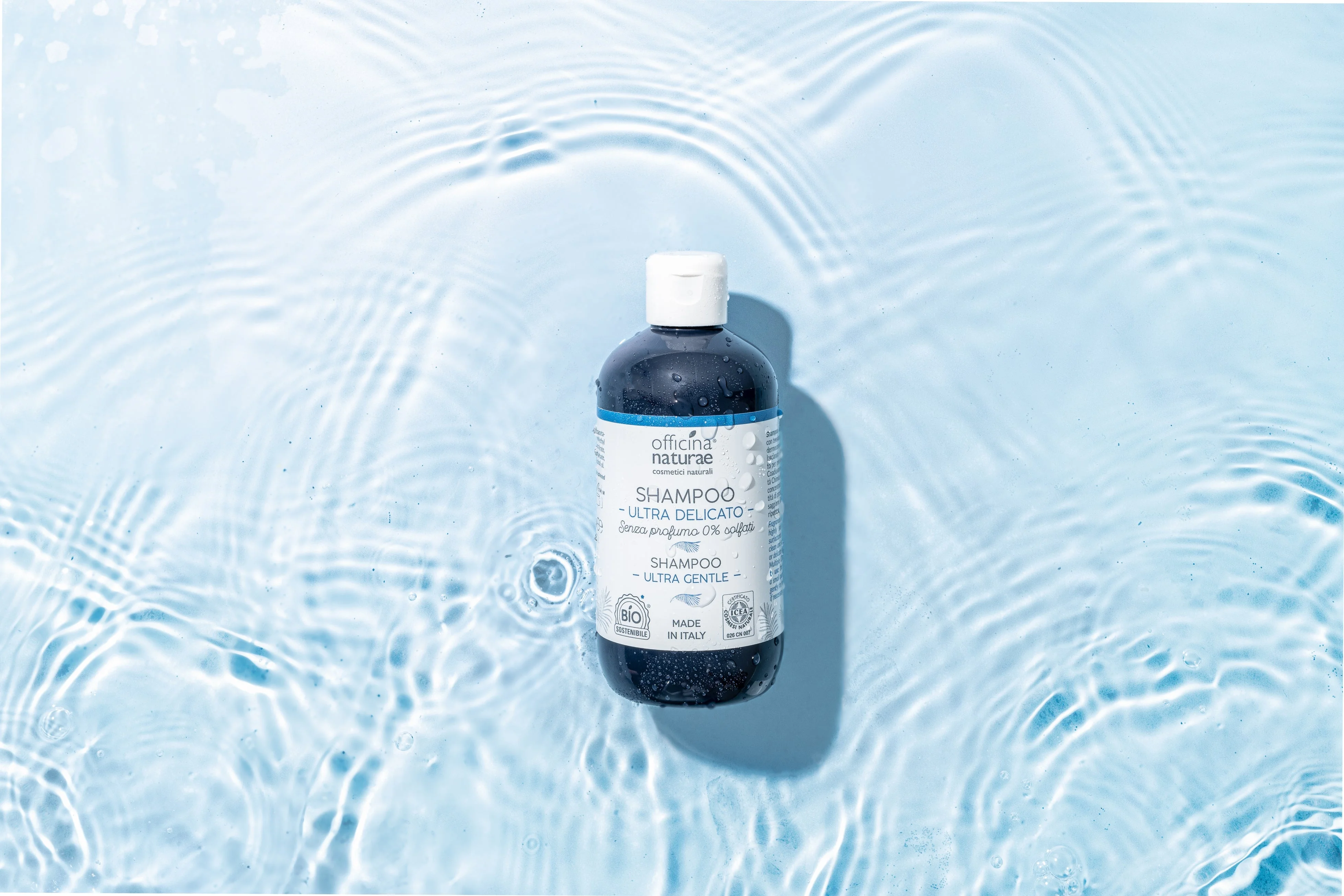 Officina Naturae Champô para couro cabeludo muito sensível Ultra Delicato (250 ml) - adequado também para pessoas com MCS