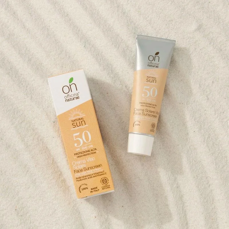 Officina Naturae Creme solar facial SPF 50 - reafirmante (30 ml) - para todos os tipos de pele