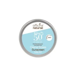 Officina Naturae Creme solar para crianças e pele sensível SPF 50 em lata (75 ml) - sem perfume