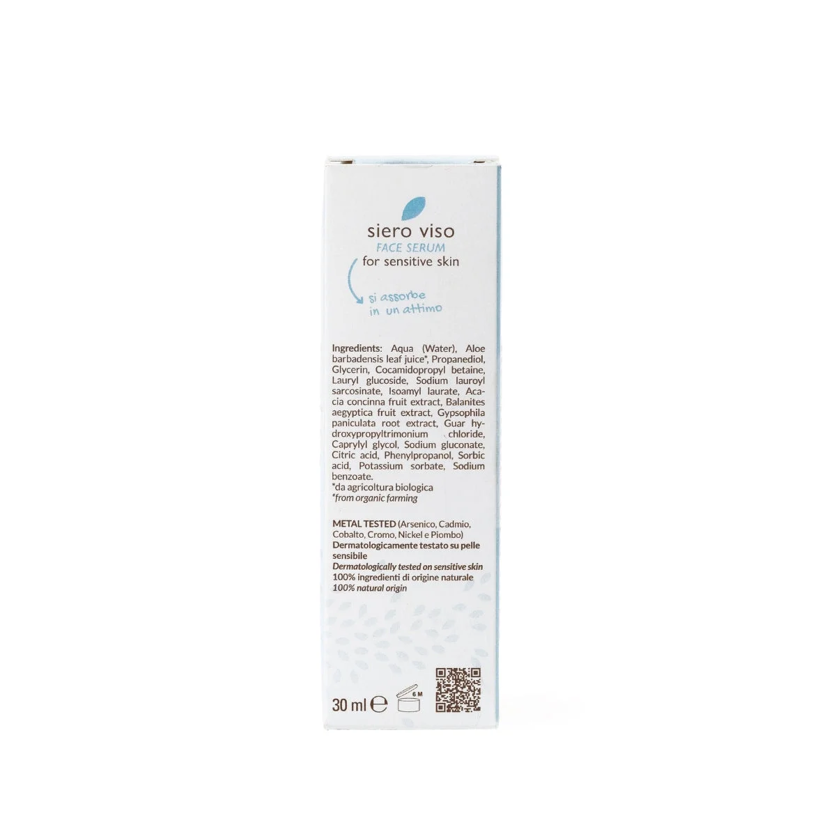 Officina Naturae Sérum facial para pele sensível (30 ml) - acalma a pele reativa