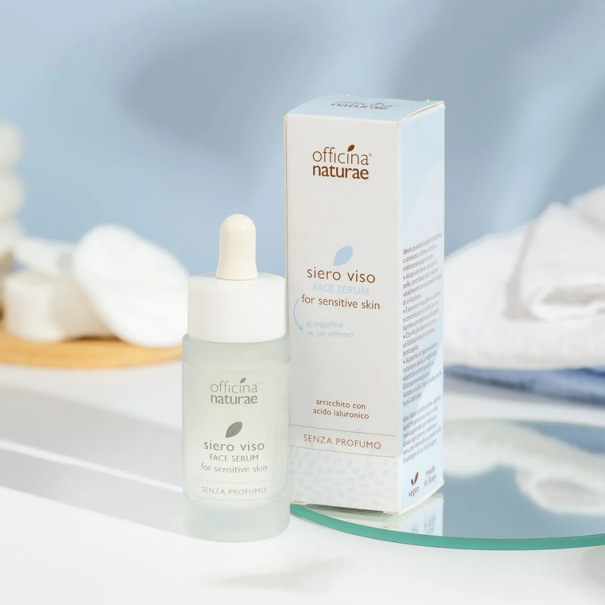 Officina Naturae Sérum facial para pele sensível (30 ml) - acalma a pele reativa