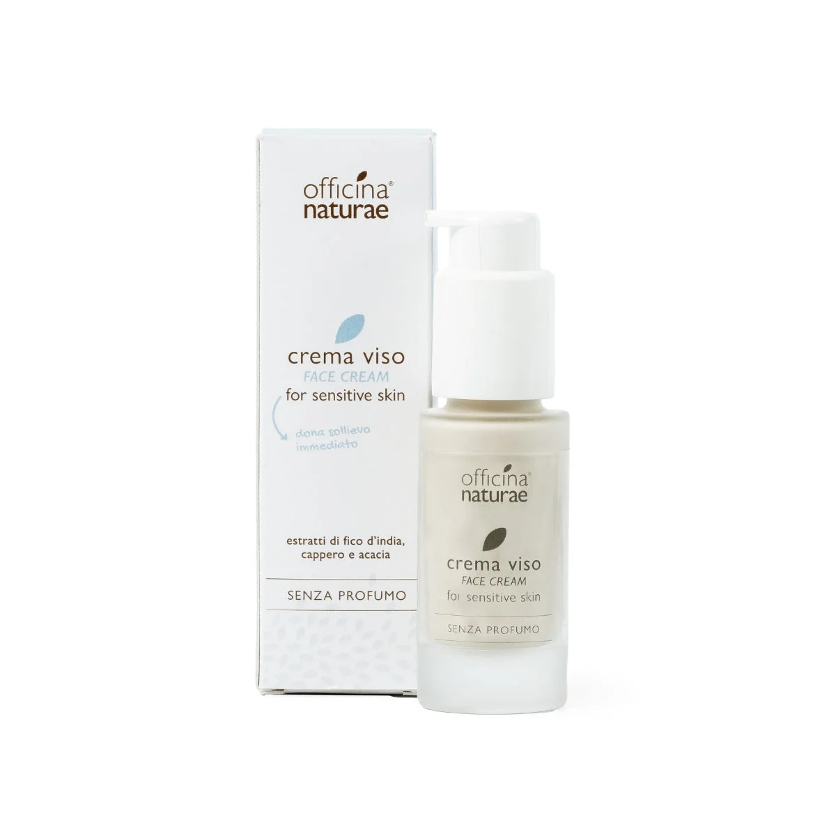 Officina Naturae Creme facial para pele sensível (30 ml) - acalma a pele reativa