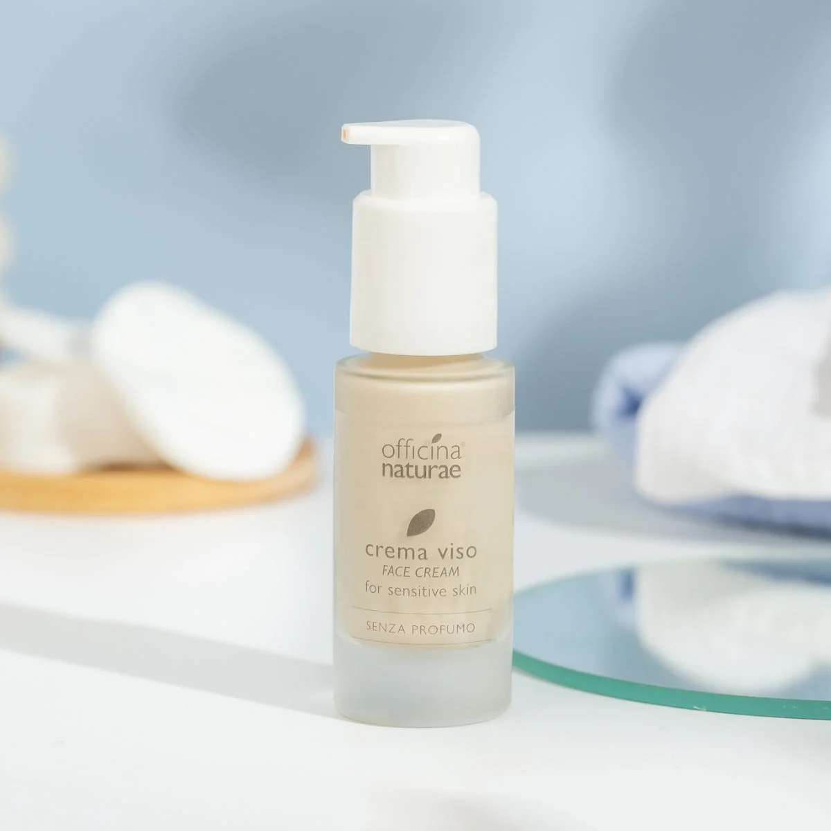 Officina Naturae Creme facial para pele sensível (30 ml) - acalma a pele reativa