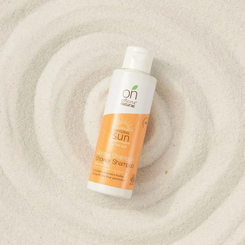 Officina Naturae Gel de duche e champô pós-sol (150 ml) - com aroma de baunilha e coco
