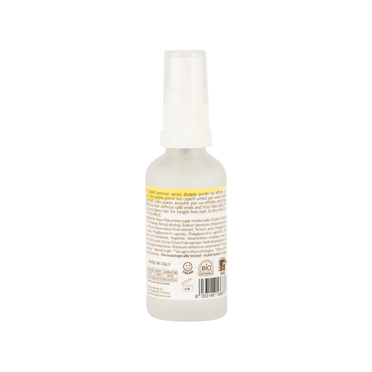 Officina Naturae Cristais líquidos para cabelos brilhantes e sedosos (50 ml) - eliminam as pontas duplas e o frizz