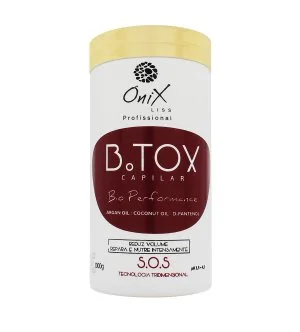 Onix BTX Capilar Bio Performance reconstrutor de fibras capilares 1000 g