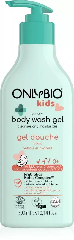 OnlyBio Gel de lavagem suave para crianças a partir dos 3 anos (300 ml) - com um aroma delicado