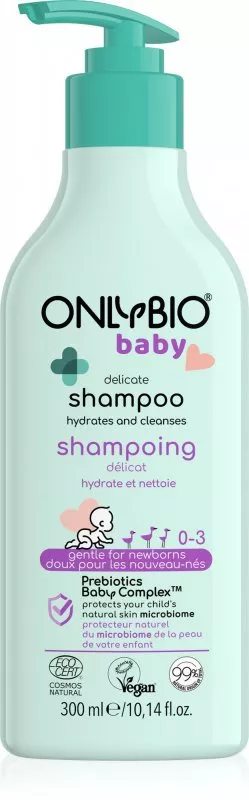 OnlyBio Champô suave para bebés (300 ml) - adequado desde o nascimento
