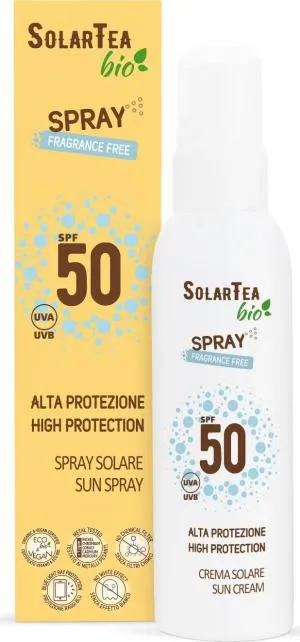 Solar Tea Protetor solar em spray SPF 50 100 ml