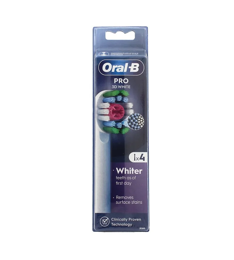 Pro 3D White cabeças de substituição 4 un.