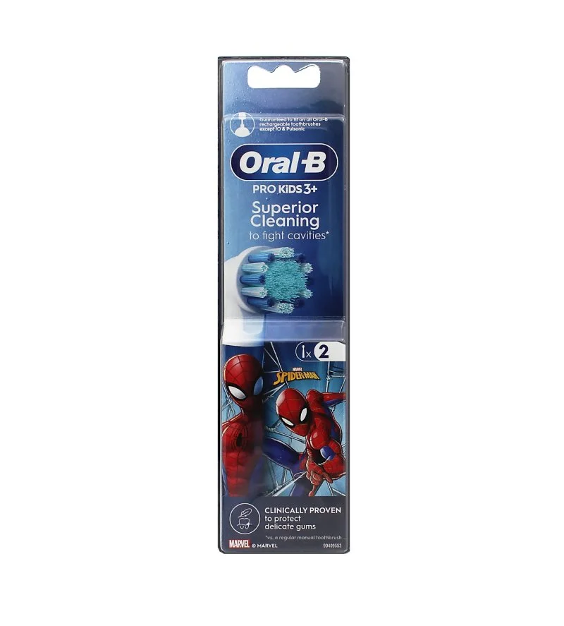 Pro Kids 3+ Spiderman cabeças de substituição 2 un.