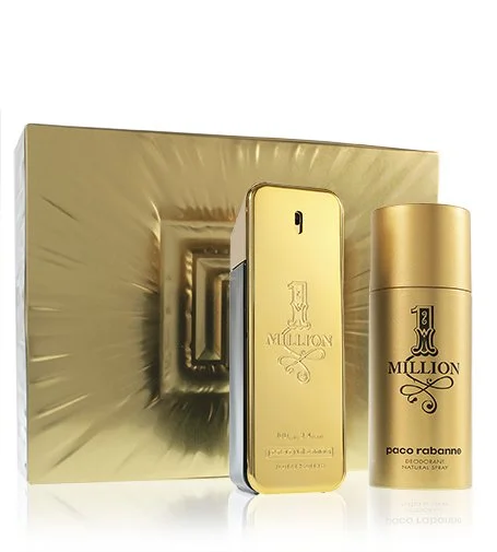 1 Million conjunto presente Eau de Toilette 100 ml + desodorizante em spray para homem