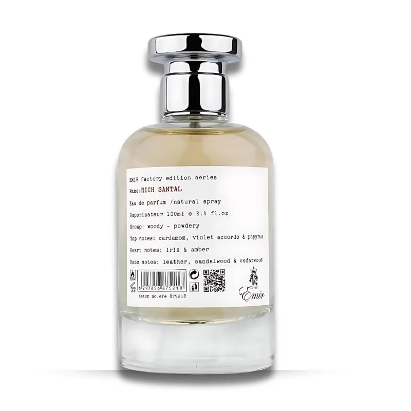 Rich Santal Emir Factory Edition Eau de Parfum Unissexo 100 ml