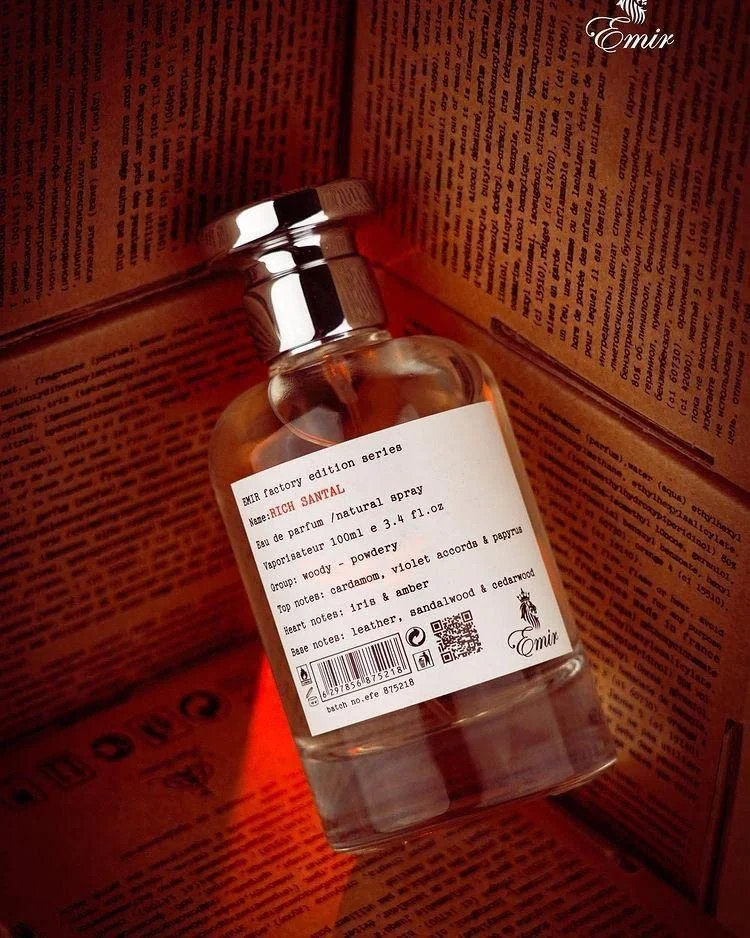 Rich Santal Emir Factory Edition Eau de Parfum Unissexo 100 ml